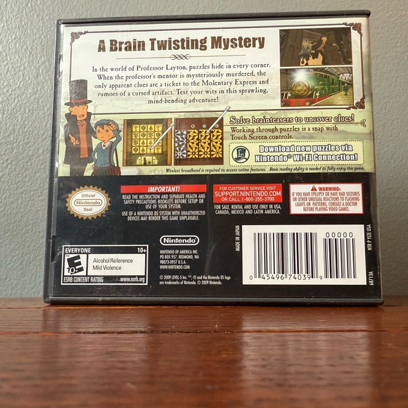Nintendo Video Game Professor Layton - Picture 2 of 4